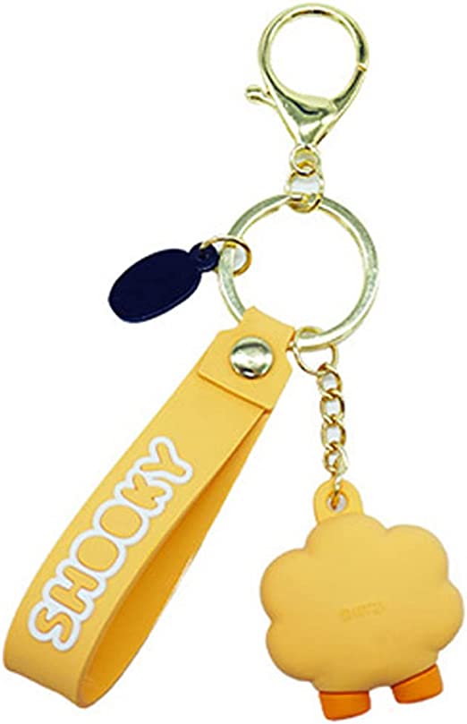 BT21 Minini Figure Keyring Keychain with Name Strap by BTS
