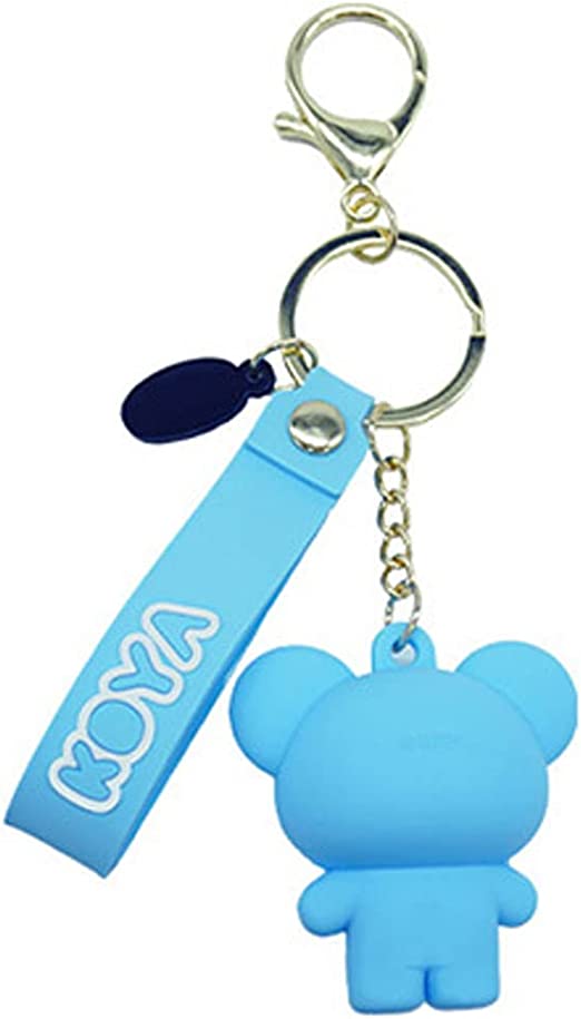 BT21 Minini Figure Keyring Keychain with Name Strap by BTS