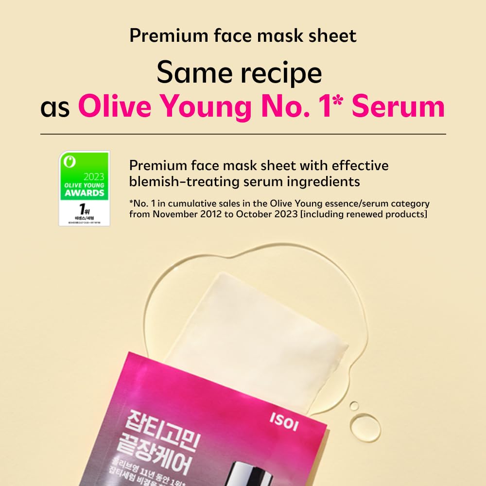 ISOI Blemish Care Mask - 1 Box (10 sheets)