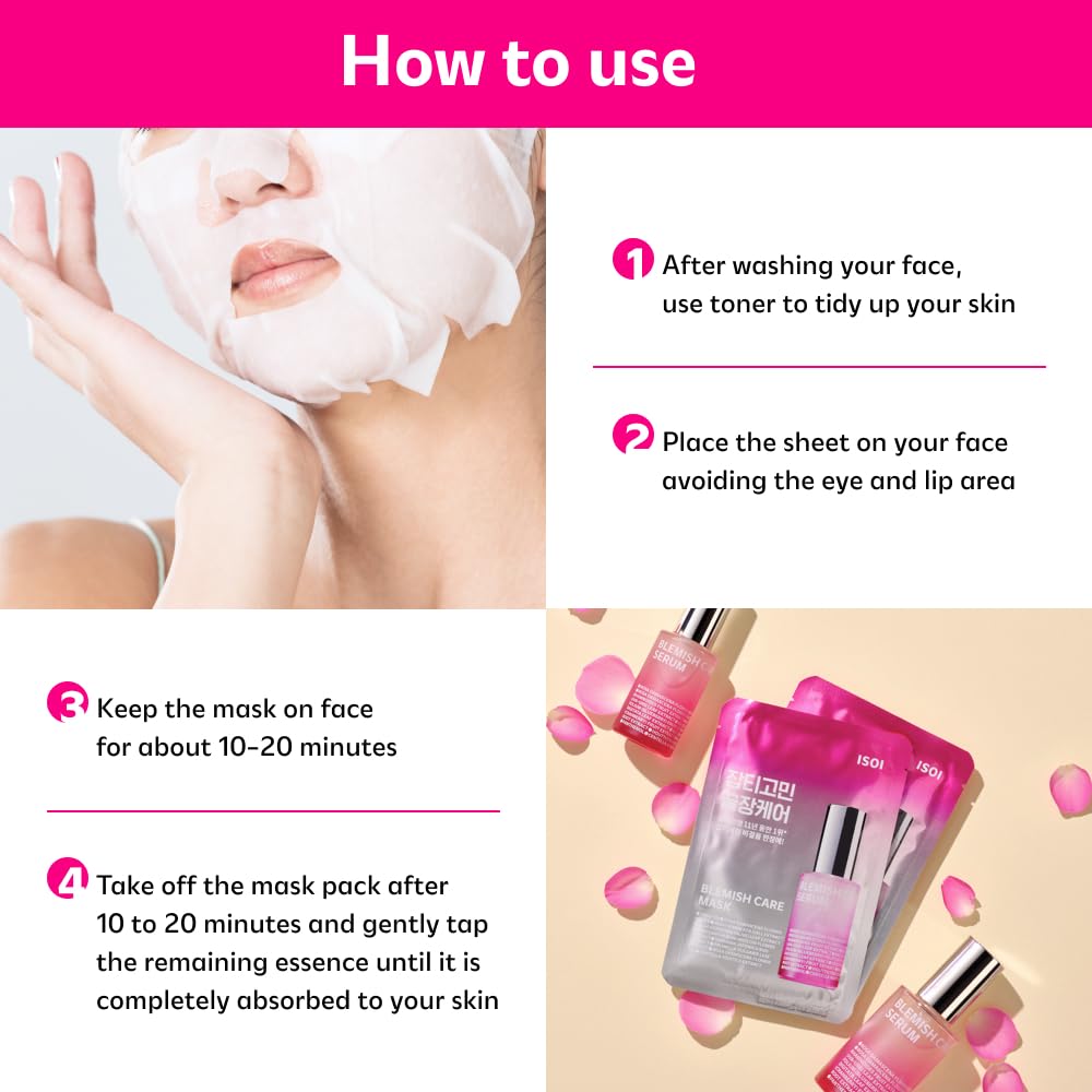 ISOI Blemish Care Mask - 1 Box (10 sheets)