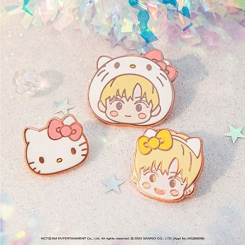 NCT x Sanrio Characters 3 pcs Pin Badge - SMTOWN Official Merch