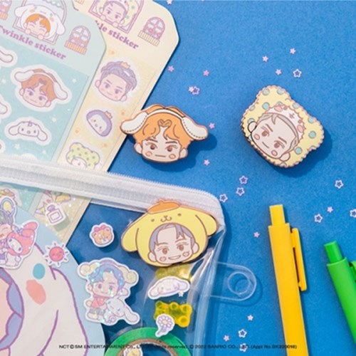 NCT x Sanrio Characters 3 pcs Pin Badge - SMTOWN Official Merch