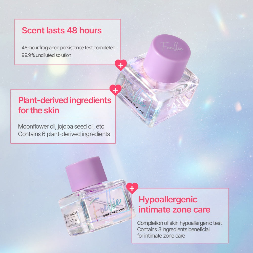 FOELLIE Eau de Aurora - Feminine Inner Beauty Perfume for Underwear 5ml
