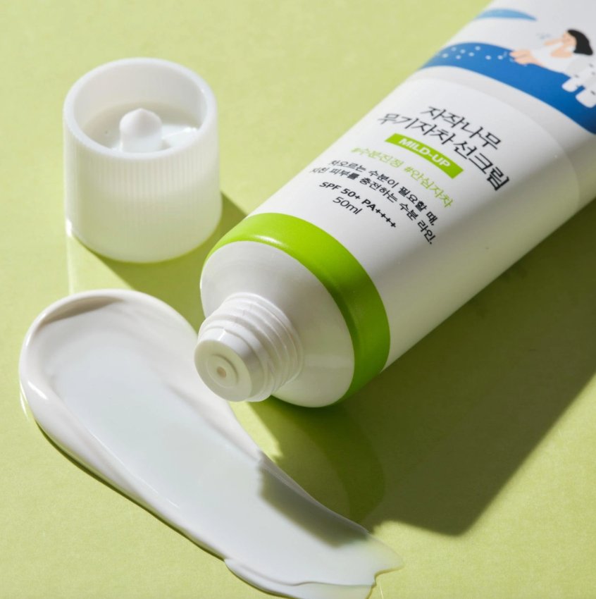 ROUND LAB - Birch Juice Moisturizing Mild Up Sunscreen (50ml)