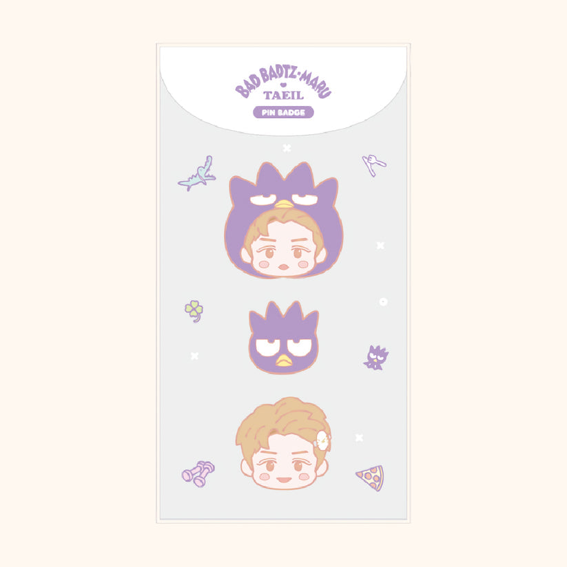 NCT x Sanrio Characters 3 pcs Pin Badge - SMTOWN Official Merch
