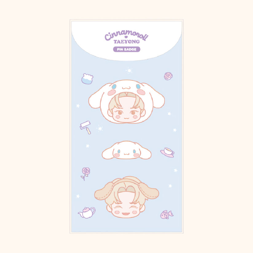 NCT x Sanrio Characters 3 pcs Pin Badge - SMTOWN Official Merch