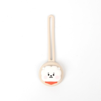 BT21 Little Buddy AirTag Cover Case with All in One Silicon Strap