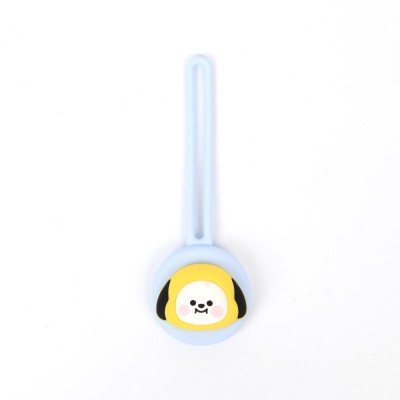 BT21 Little Buddy AirTag Cover Case with All in One Silicon Strap