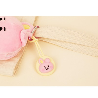 BT21 Little Buddy AirTag Cover Case with All in One Silicon Strap