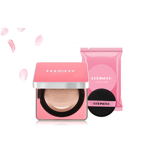CORINGCO Cherry Blossom Water Light BB Cushion ( 21 LIGHT IVORY )