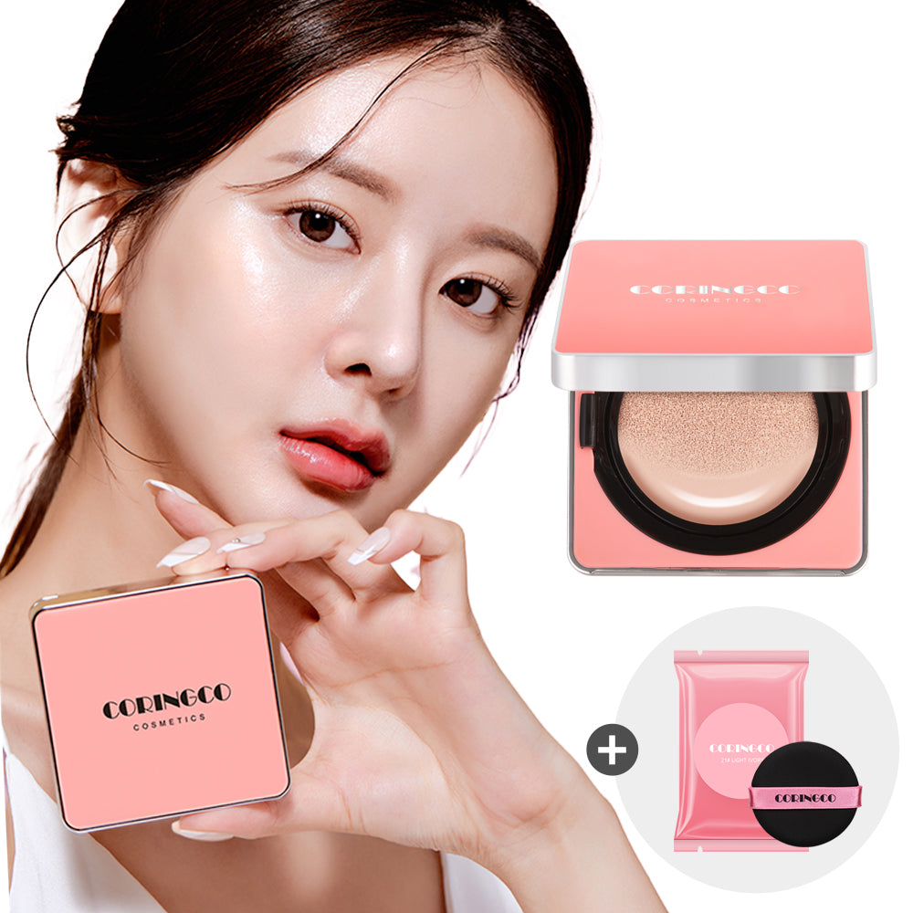 CORINGCO Cherry Blossom Water Light BB Cushion ( 21 LIGHT IVORY )