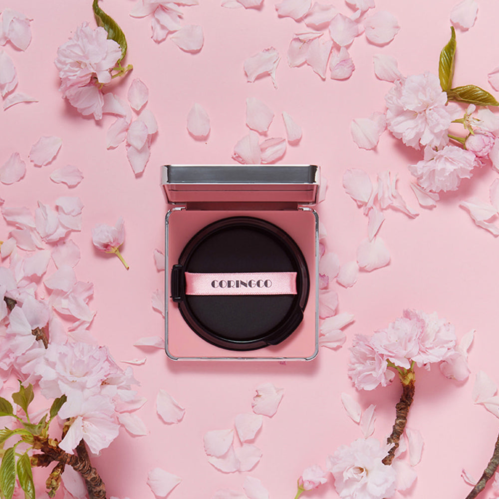 CORINGCO Cherry Blossom Water Light BB Cushion ( 21 LIGHT IVORY )