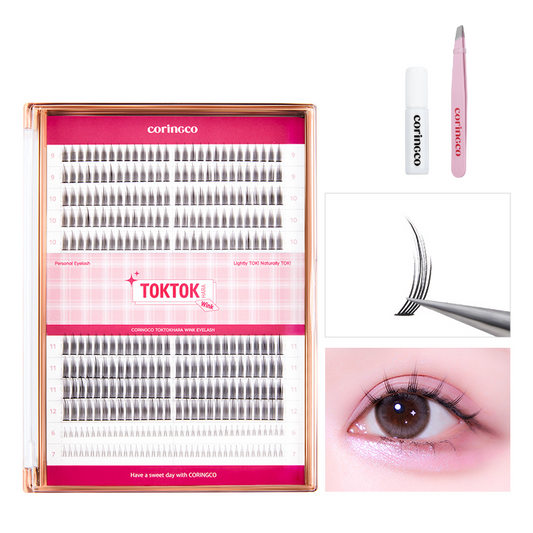 CORINGCO Toktok Hara Wink Fake Eyelashes (Mix set)
