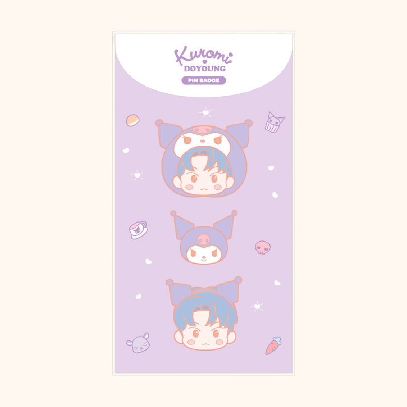 NCT x Sanrio Characters 3 pcs Pin Badge - SMTOWN Official Merch