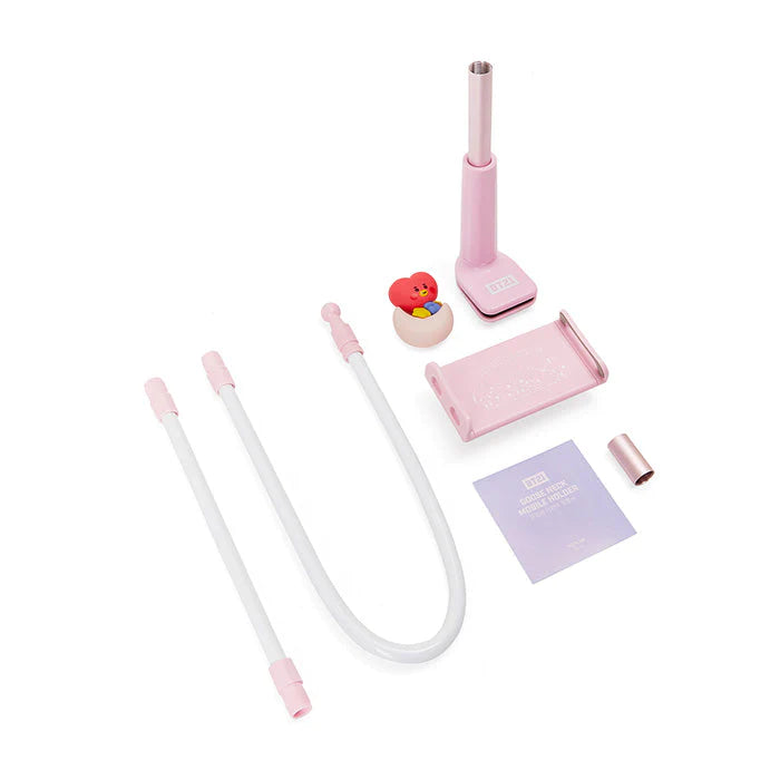 BTS BT21 Official BABY Figure GOOSE NECK Smartphone Mobile Holder Stand