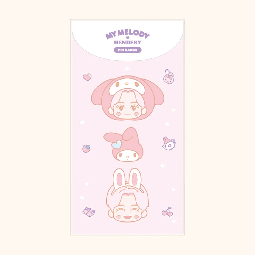 NCT x Sanrio Characters 3 pcs Pin Badge - SMTOWN Official Merch