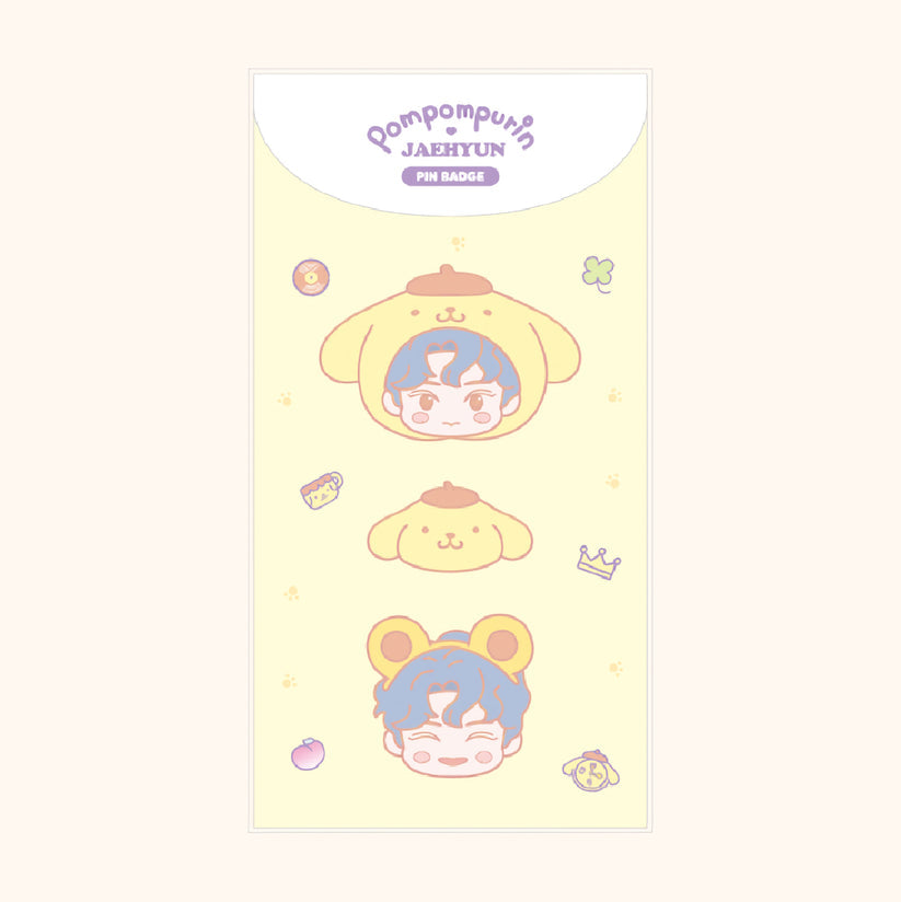 NCT x Sanrio Characters 3 pcs Pin Badge - SMTOWN Official Merch