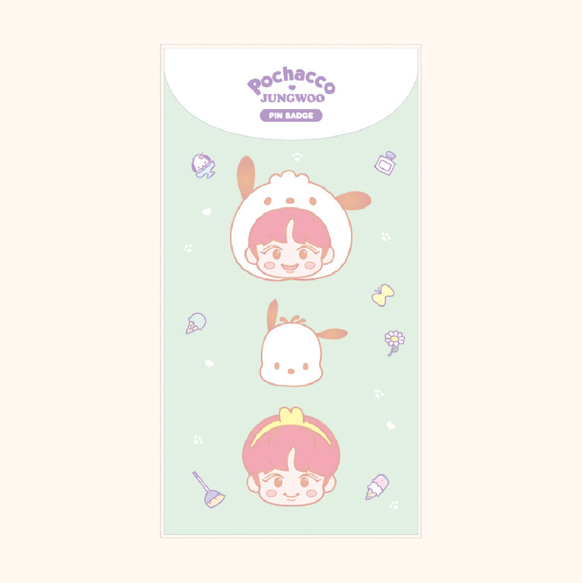 NCT x Sanrio Characters 3 pcs Pin Badge - SMTOWN Official Merch