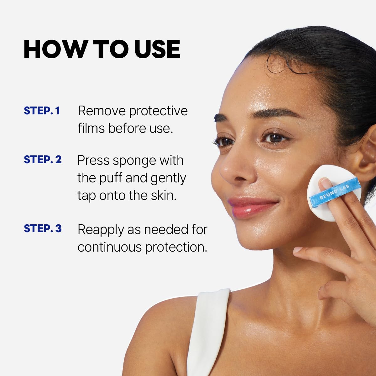 Round Lab Birch Moisturizing Sun Cushion SPF 50+ (15g)