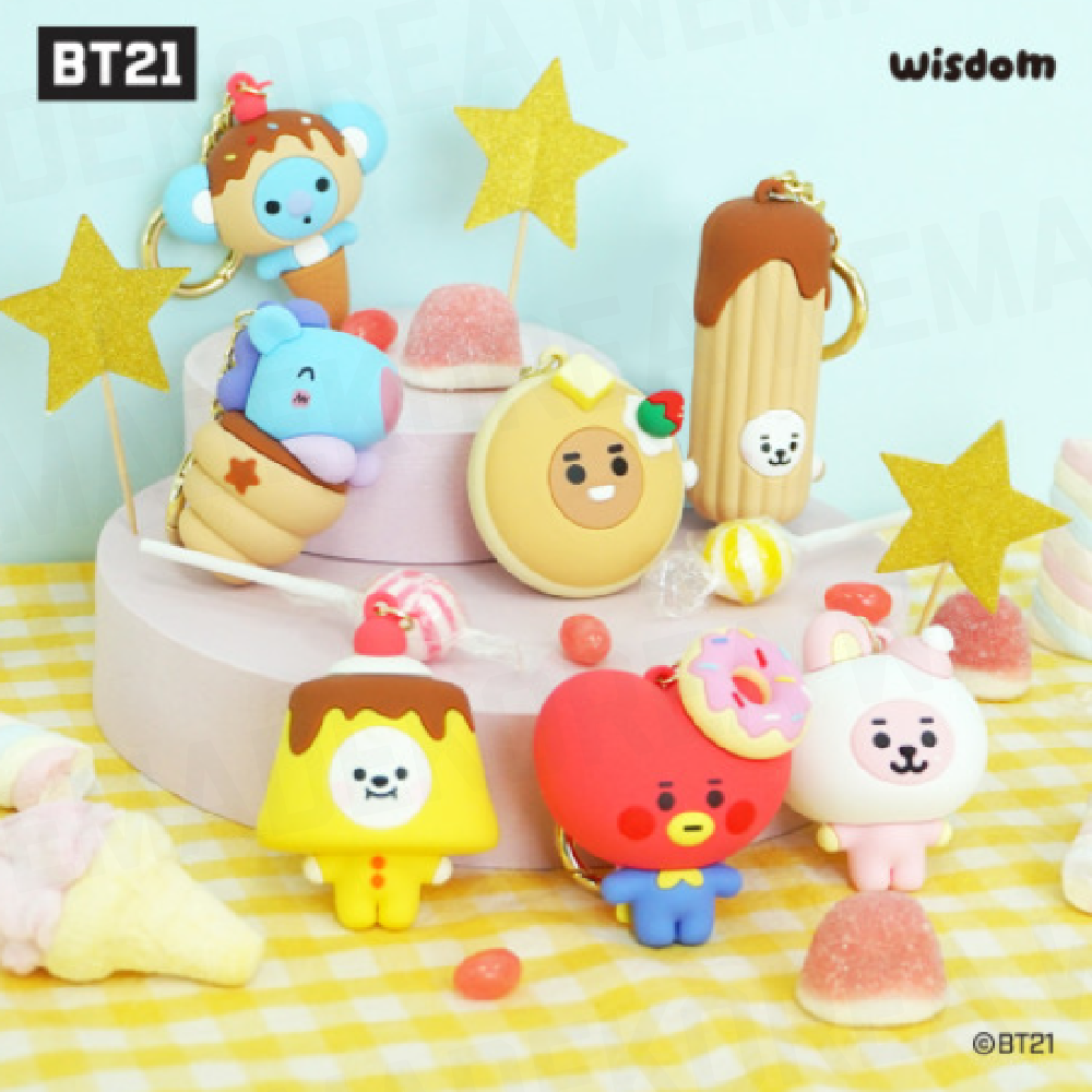 BT21 SHOOKY SWEET THINGS PLUSH KEYRING by LINE FRIENDS