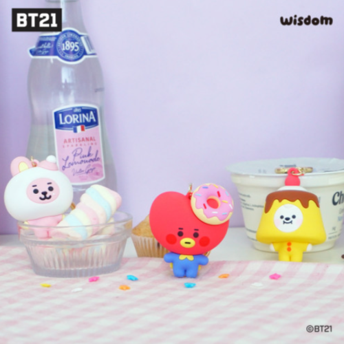 BT21 Minini Sweet Things Figure Keyring Keychain by BTS