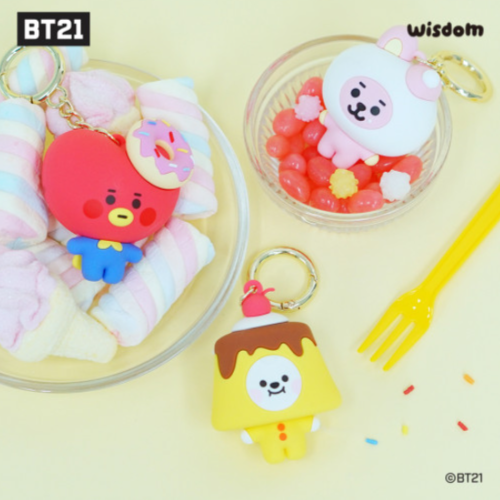 BT21 Minini Sweet Things Figure Keyring Keychain by BTS