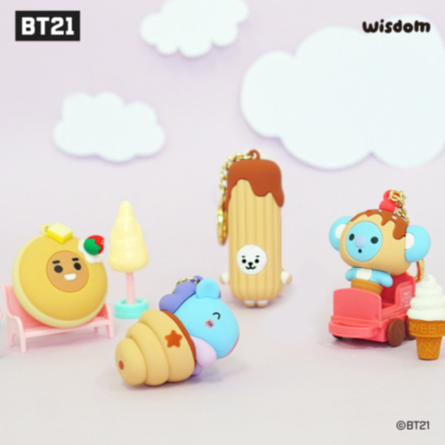 BT21 Minini Sweet Things Figure Keyring Keychain by BTS