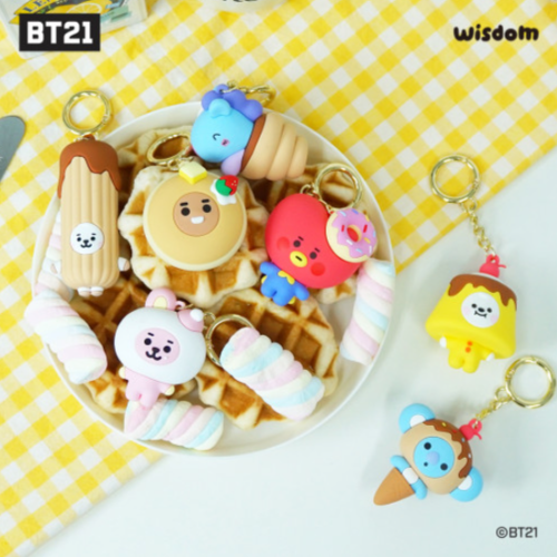 BT21 Minini Sweet Things Figure Keyring Keychain by BTS