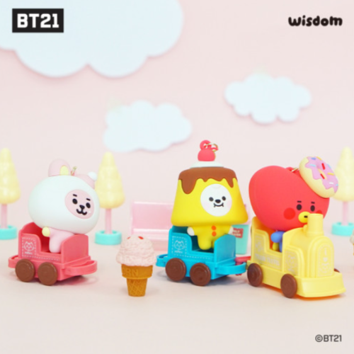 BT21 Minini Sweet Things Figure Keyring Keychain by BTS
