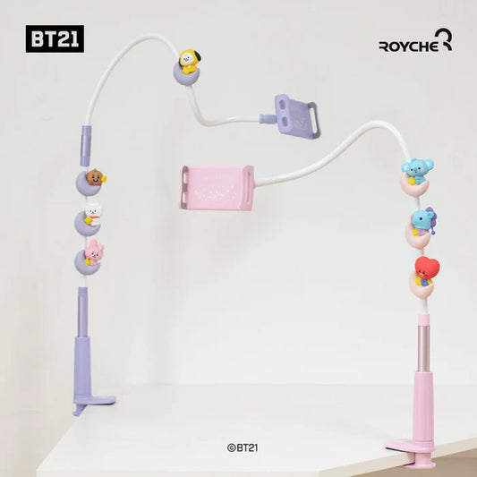 BTS BT21 Official BABY Figure GOOSE NECK Smartphone Mobile Holder Stand