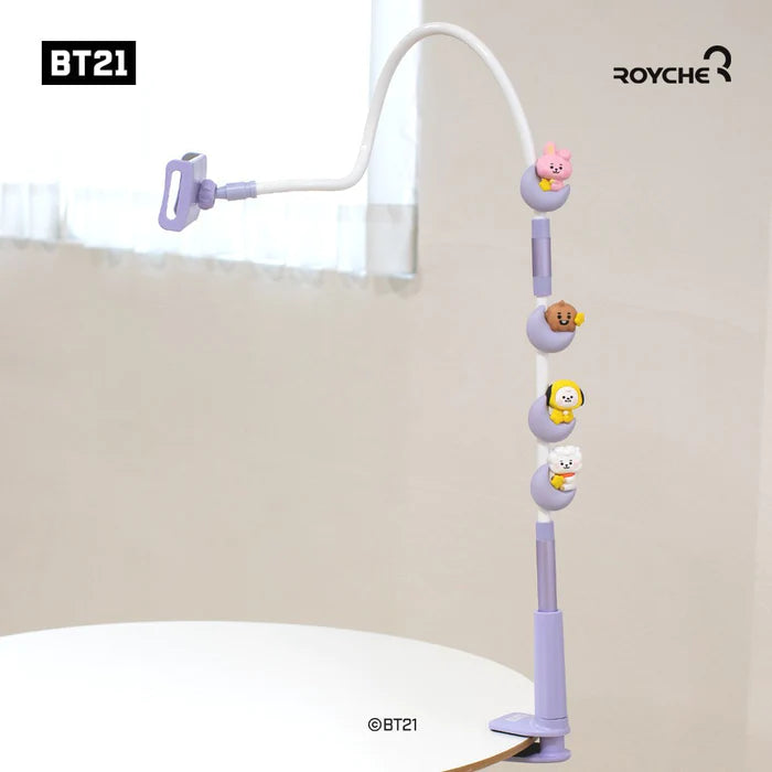 BTS BT21 Official BABY Figure GOOSE NECK Smartphone Mobile Holder Stand