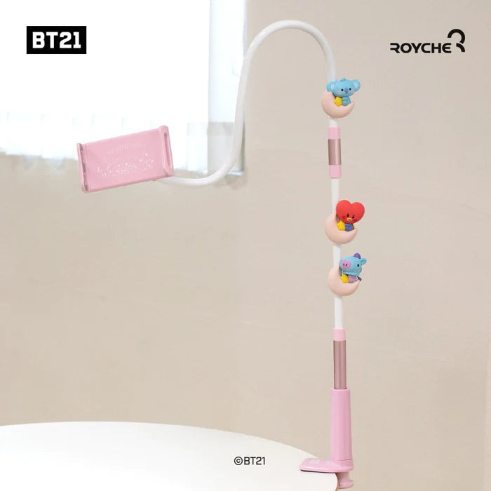 BTS BT21 Official BABY Figure GOOSE NECK Smartphone Mobile Holder Stand
