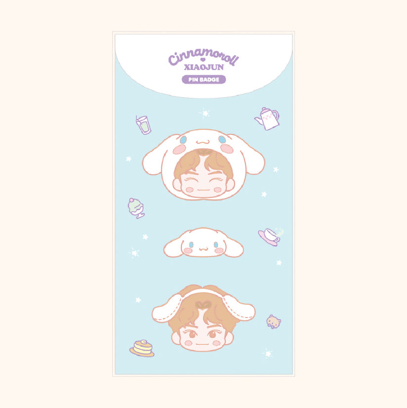 NCT x Sanrio Characters 3 pcs Pin Badge - SMTOWN Official Merch