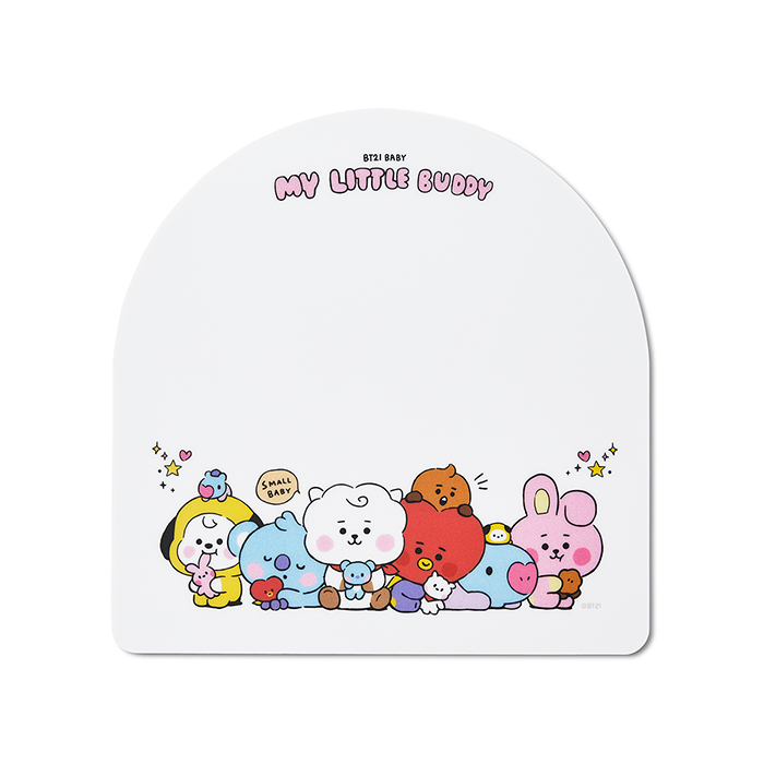 BT21 Round Mouse Pads, Jelly Candy or Little Buddy edition by BTS