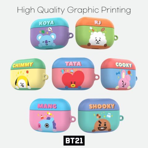 BT21 Airpods Pro Case by BTS - Keychain included