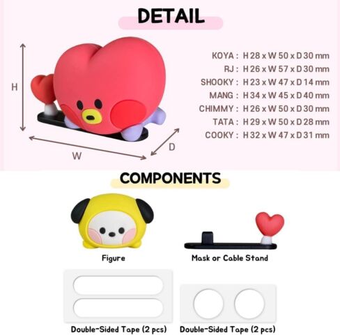 BT21 MININI Car Monitor Dashboard Figure by BTS