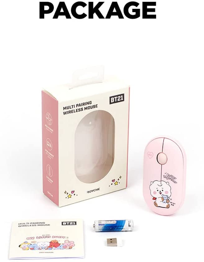 BT21 My Little Buddy Baby Multi-Pairing Wireless Mouse