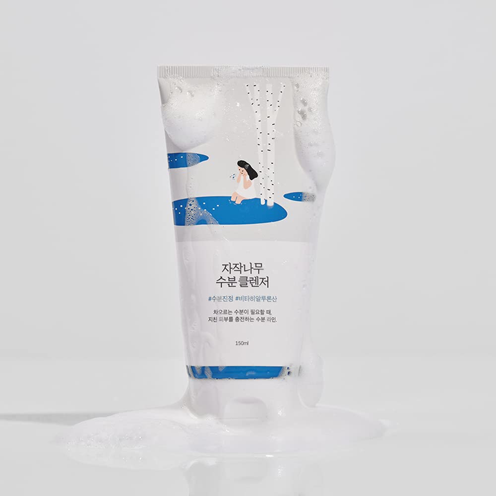 ROUND LAB Birch Juice Moisturizing Cleanser 150ml / Soothing, Low pH, Gel Type Cleanser (150ml)