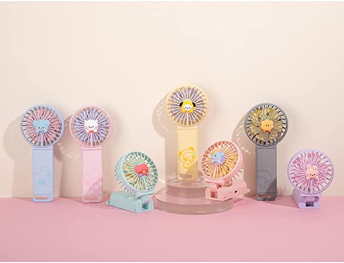 BT21 MININI Dual Blade Portable Handheld Personal Handy Fan by BTS