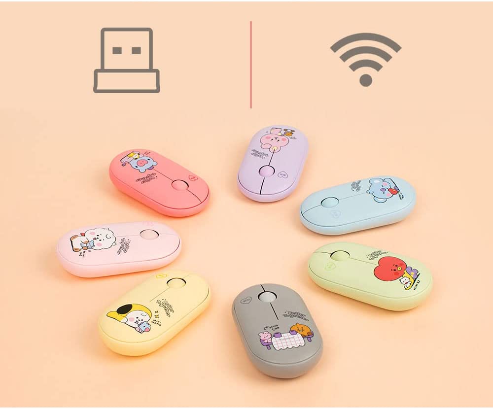BT21 My Little Buddy Baby Multi-Pairing Wireless Mouse