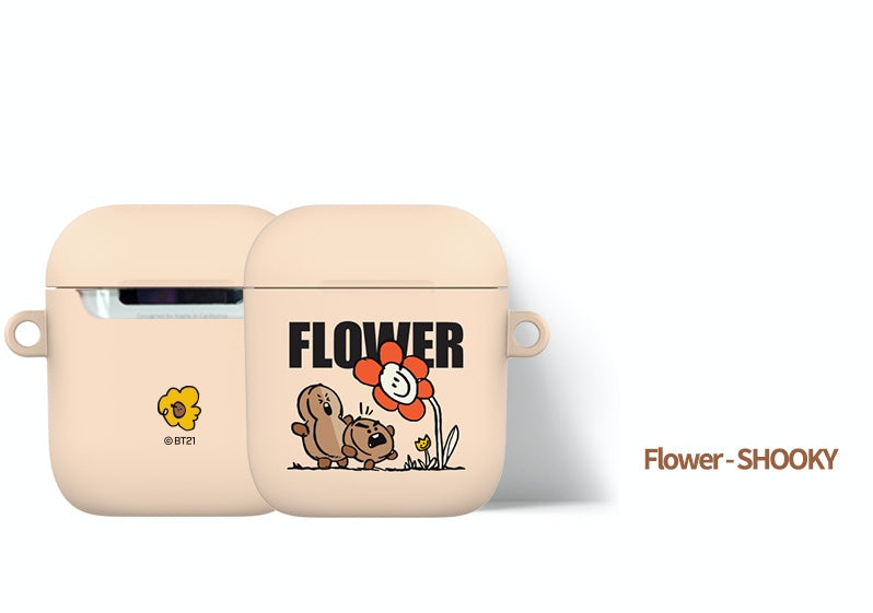BTS x BT21 Flower Series AirPods Case 1&2