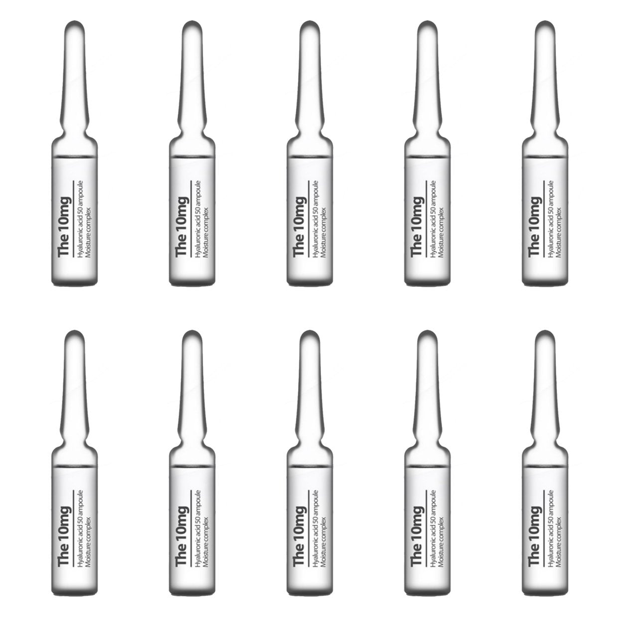 AIDA COSMETIC - THE10MG Hyaluronic Acid 50 Moisture Ampoule (2 ml x 10 ea)