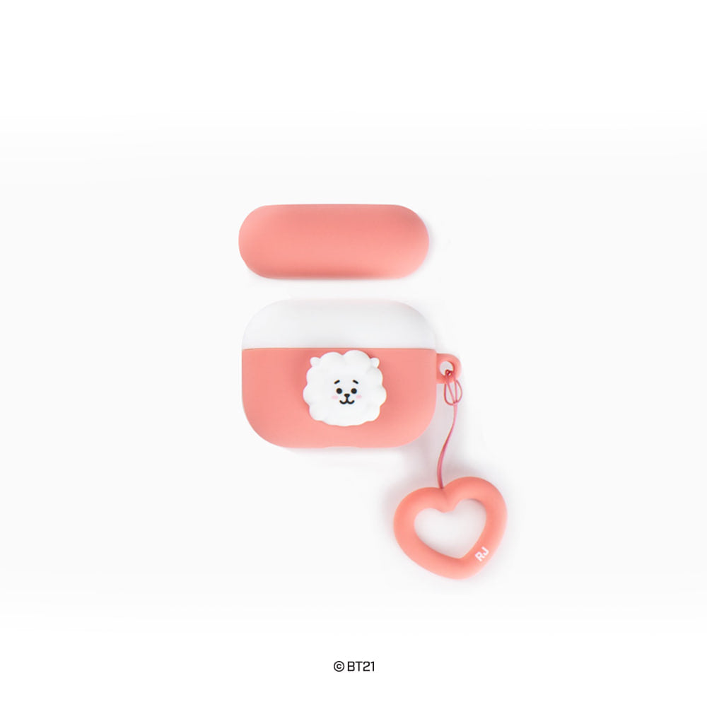 BT21 Airpods Pro Heart Ring Duo Case by BTS Royche