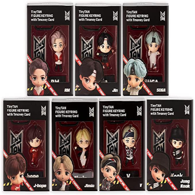 BTS Tinytan Figures Keychain Keyring Kpop Merchandise Bag Accessory Official Authentic Figurines