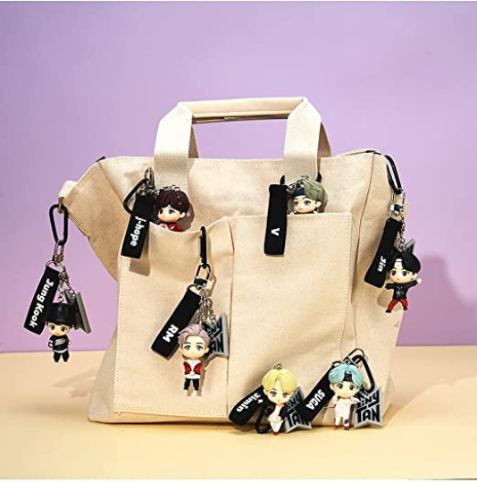 BTS Tinytan Figures Keychain Keyring Kpop Merchandise Bag Accessory Official Authentic Figurines