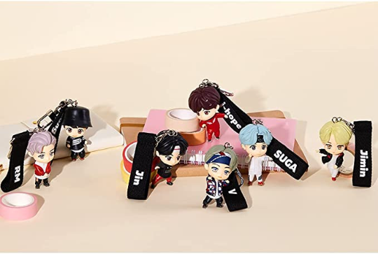 BTS Tinytan Figures Keychain Keyring Kpop Merchandise Bag Accessory Official Authentic Figurines