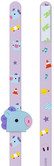 Us seller Official BTS x BT21 Baby Character Figure Strap - Smartphone One-Handed Holder Finger Grip Accessory