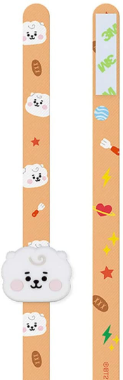 Us seller Official BTS x BT21 Baby Character Figure Strap - Smartphone One-Handed Holder Finger Grip Accessory