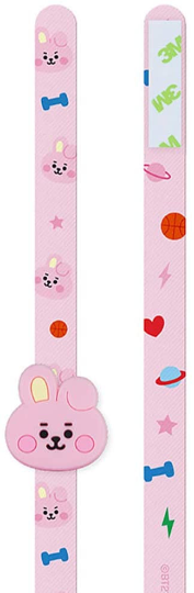 Us seller Official BTS x BT21 Baby Character Figure Strap - Smartphone One-Handed Holder Finger Grip Accessory