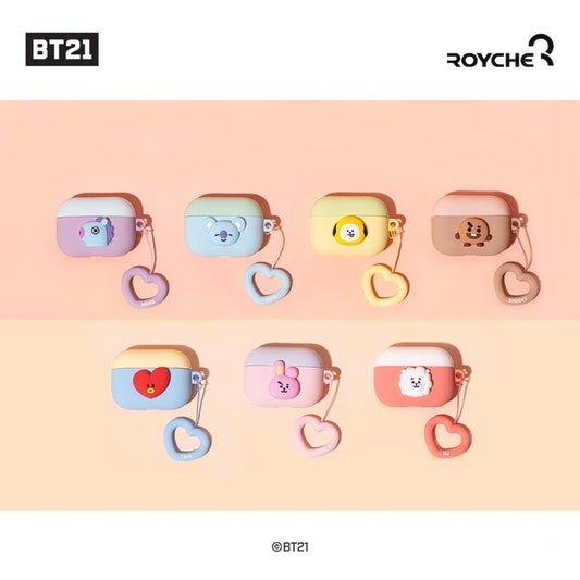 BT21 Airpods Pro Heart Ring Duo Case by BTS Royche